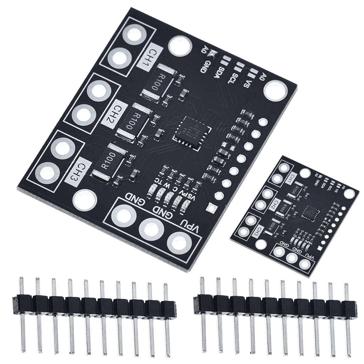 INA3221 3-Ch Shunt Current Voltage Sensor Module Replace INA219 I2C SMBUS